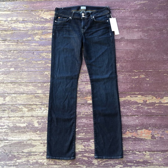 Hudson Jeans Jeans Hudson Ginny Straight Jeans Dark Wash Nwt Low